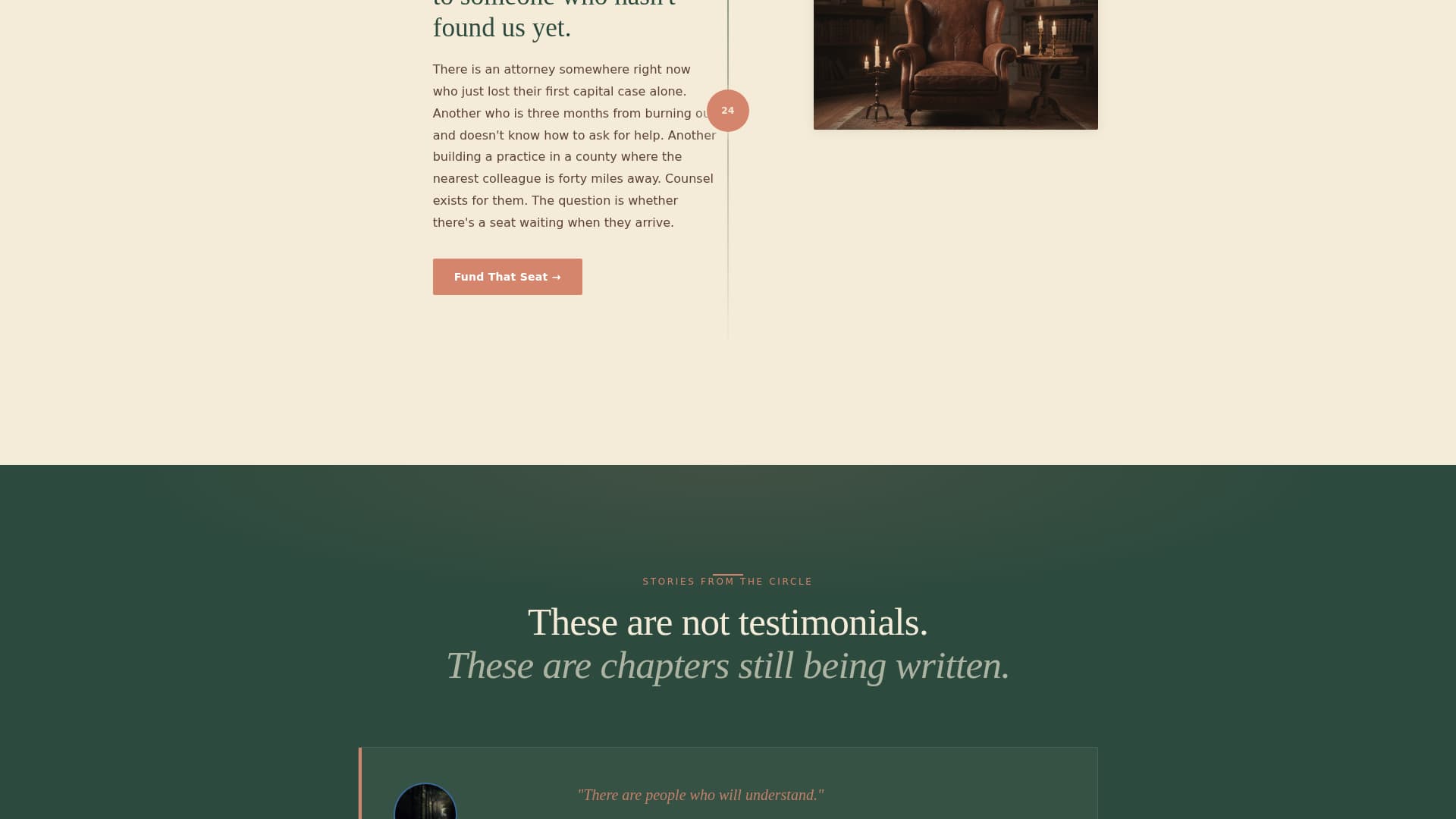 Counsel - Trusted Lawyers Landing Page Template