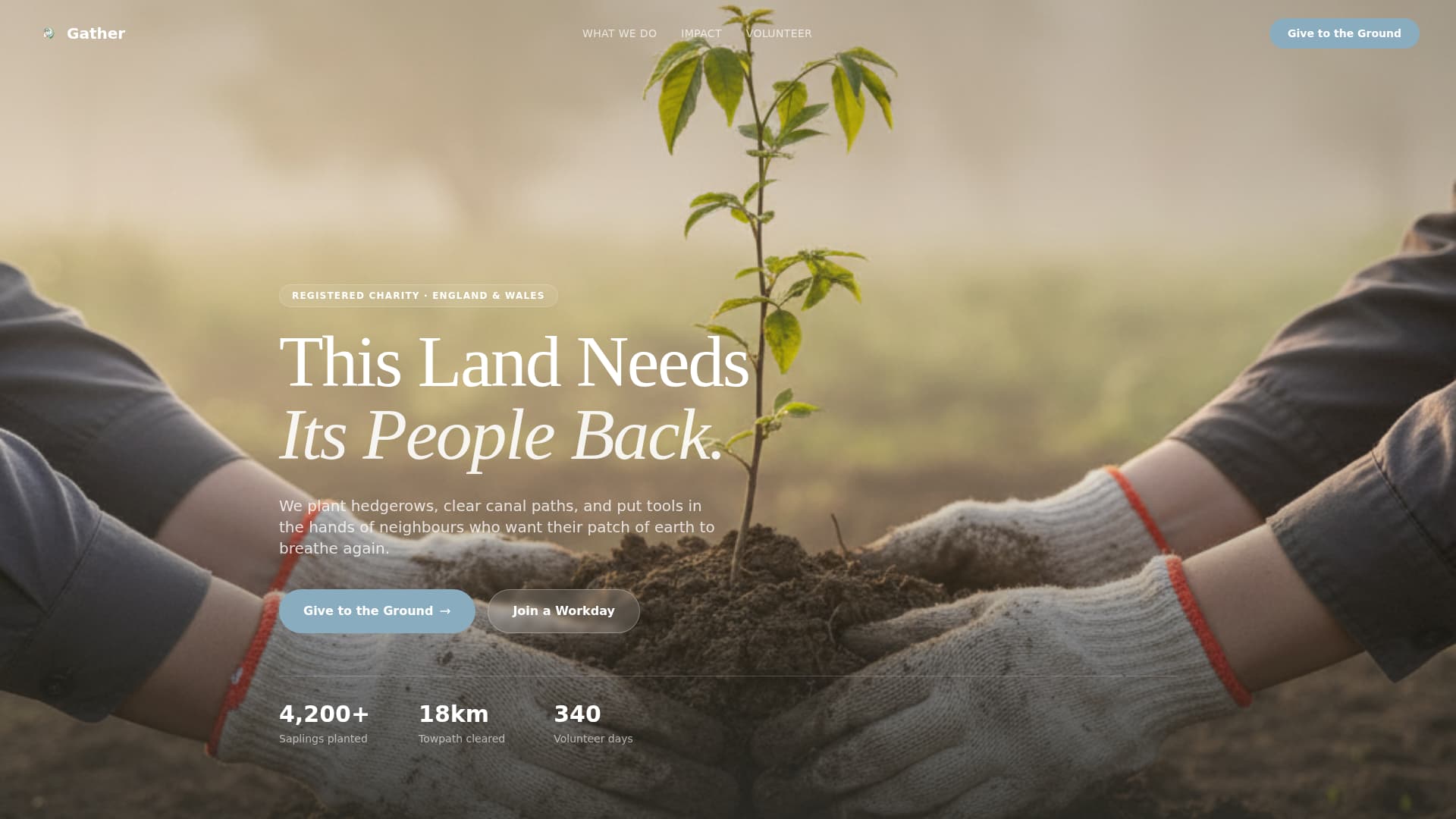 Nexus — Heartfelt Social Connection Landing Page Template