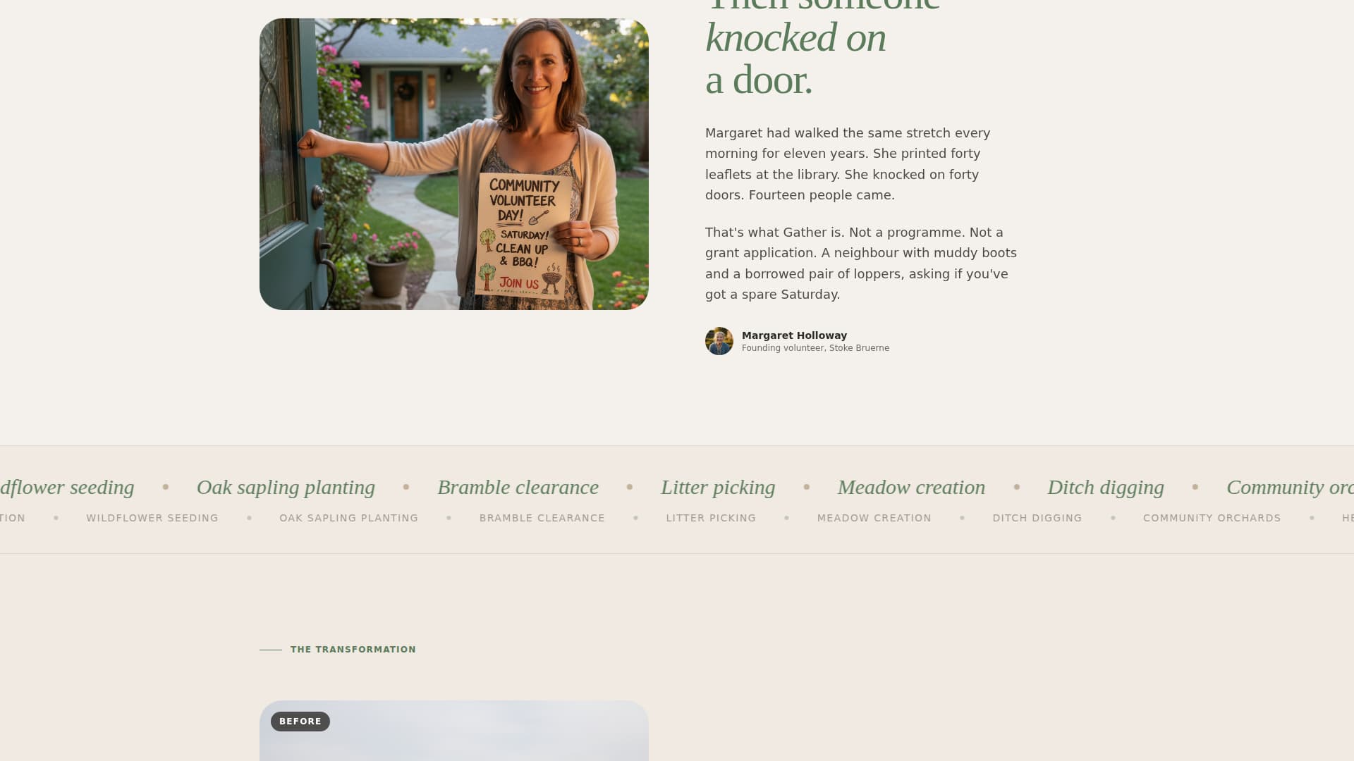 Nexus — Heartfelt Social Connection Landing Page Template