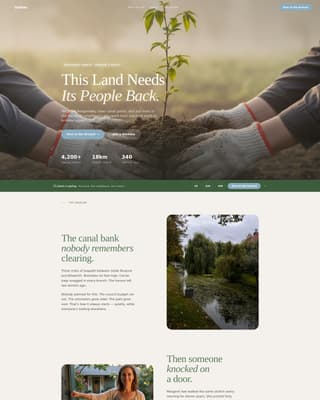 Nexus — Heartfelt Social Connection Landing Page Template