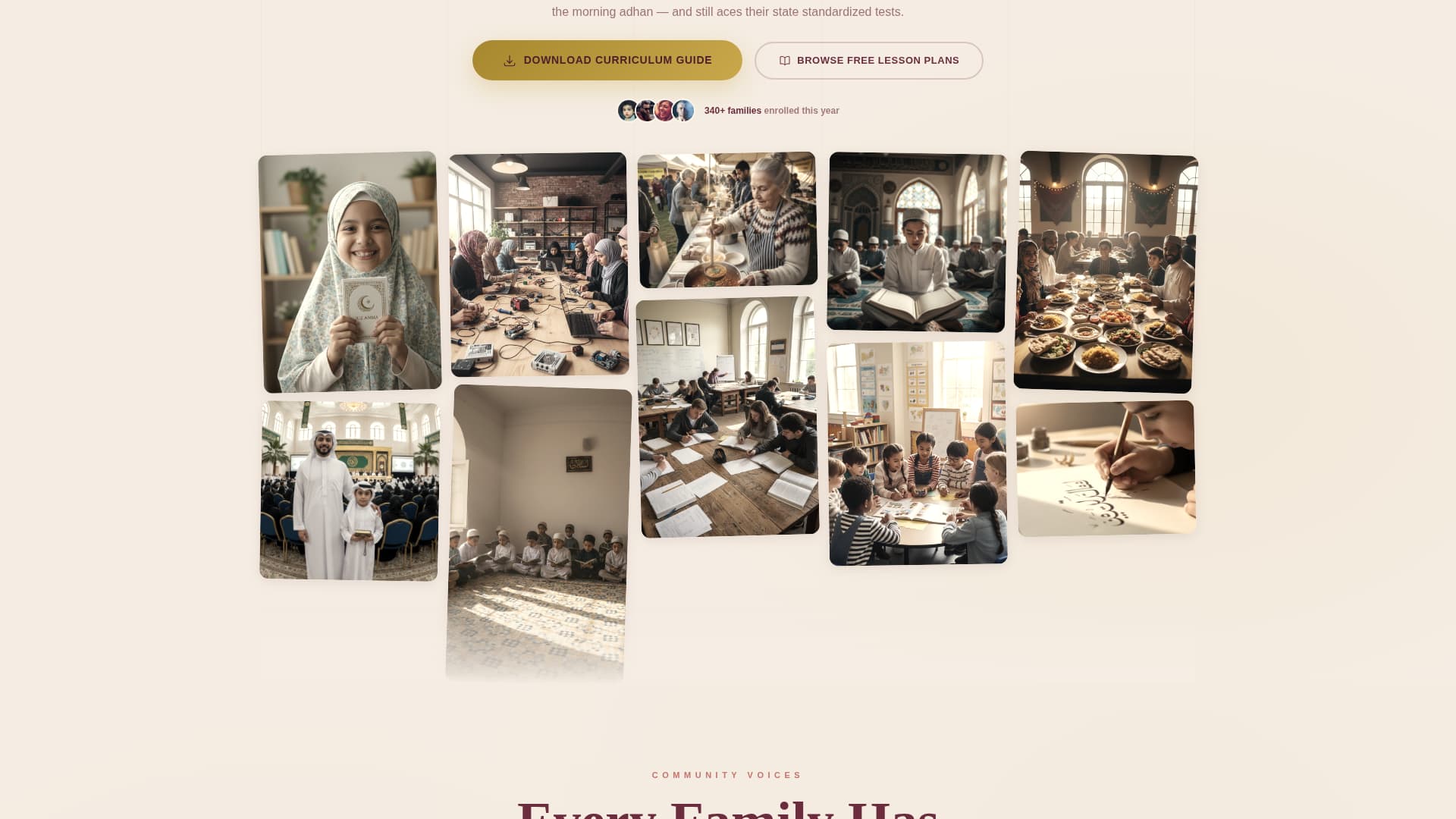 Iqra - Inspiring Islamicschool Landing Page Template