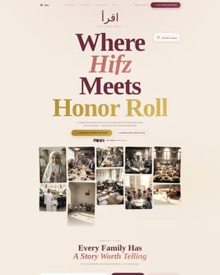 Iqra - Inspiring Islamicschool Landing Page Template