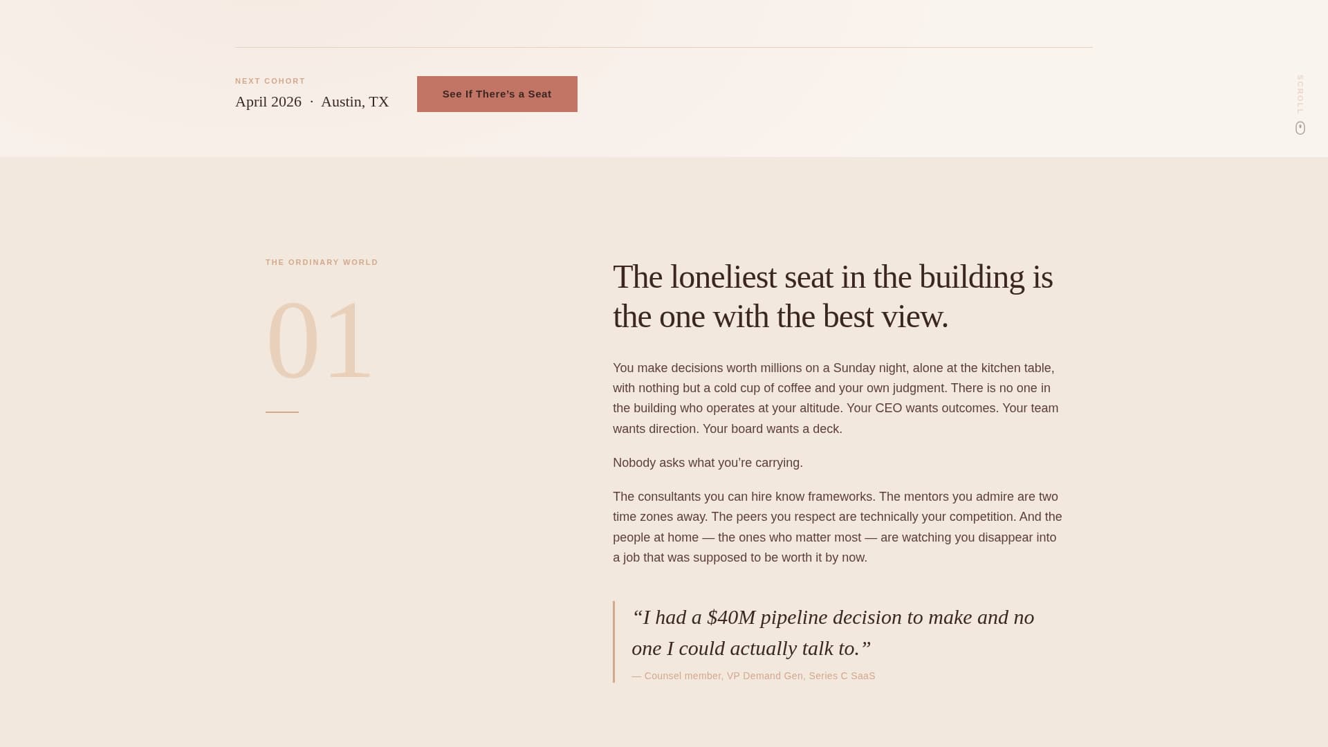 Counsel - Transformative Marketingprofessionals Landing Page Template