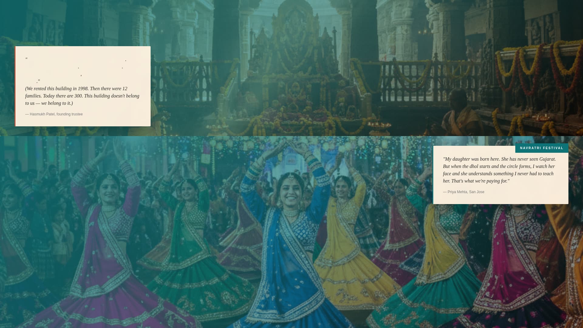 Sangam - Heartfelt Cultural Landing Page Template