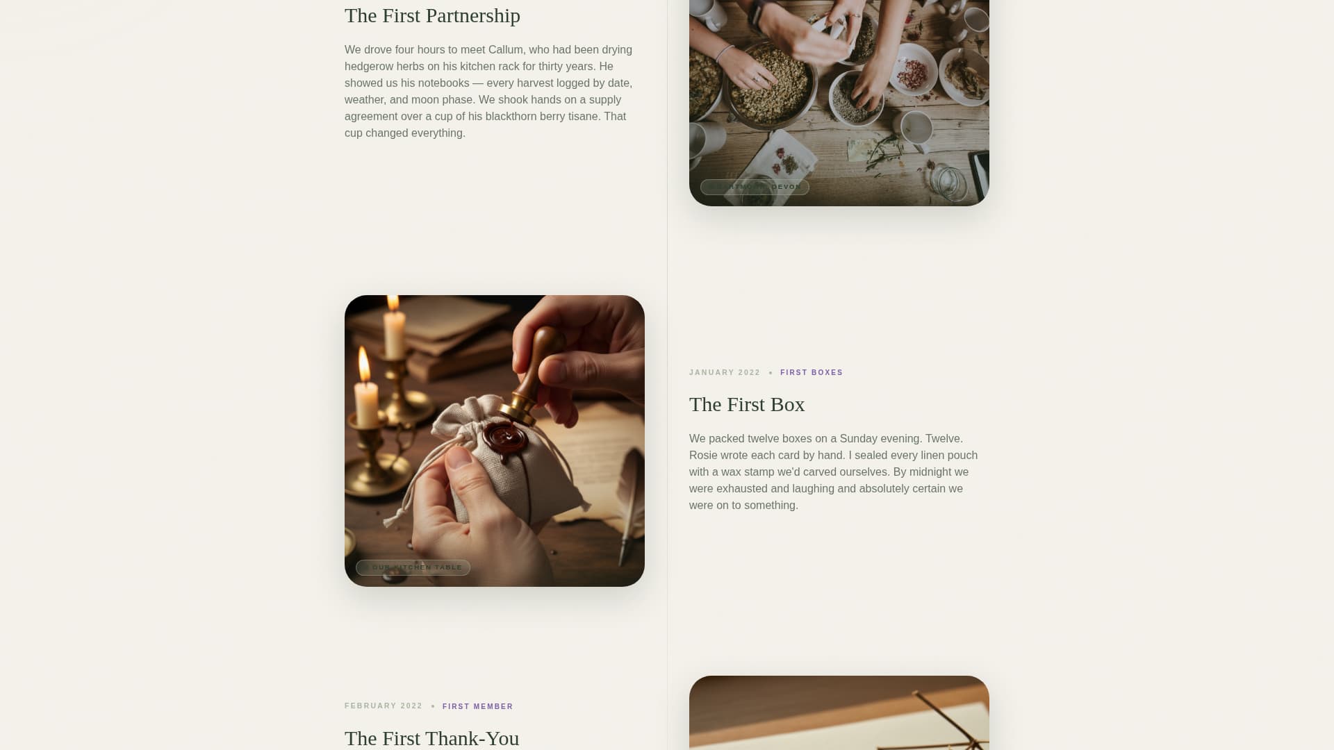 Belong - Enchanting Forager Landing Page Template