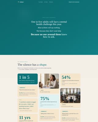 Catalyst - Empowering Mentalhealth Landing Page Template