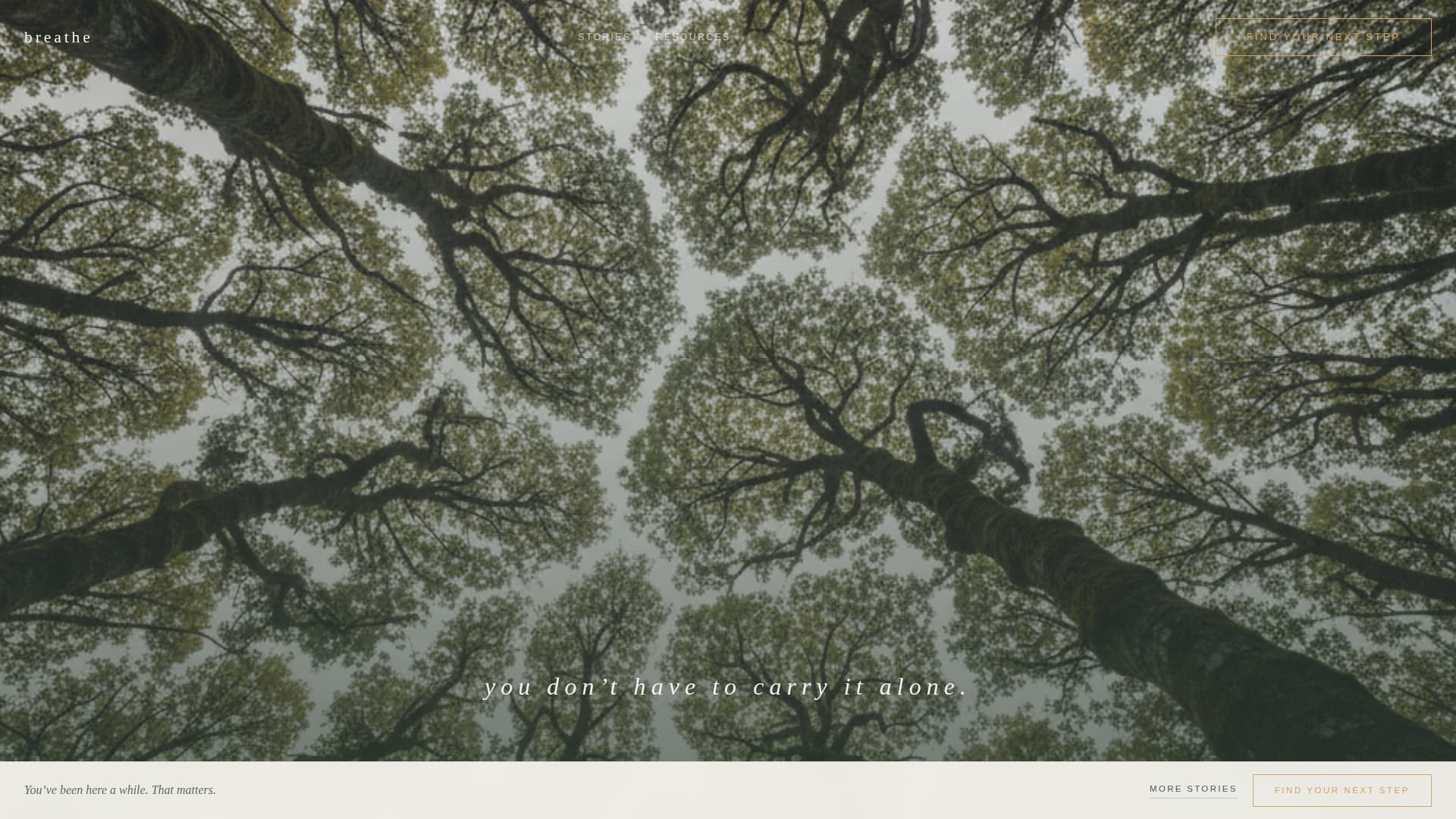 Breathe - Healing Mentalhealth Landing Page Template