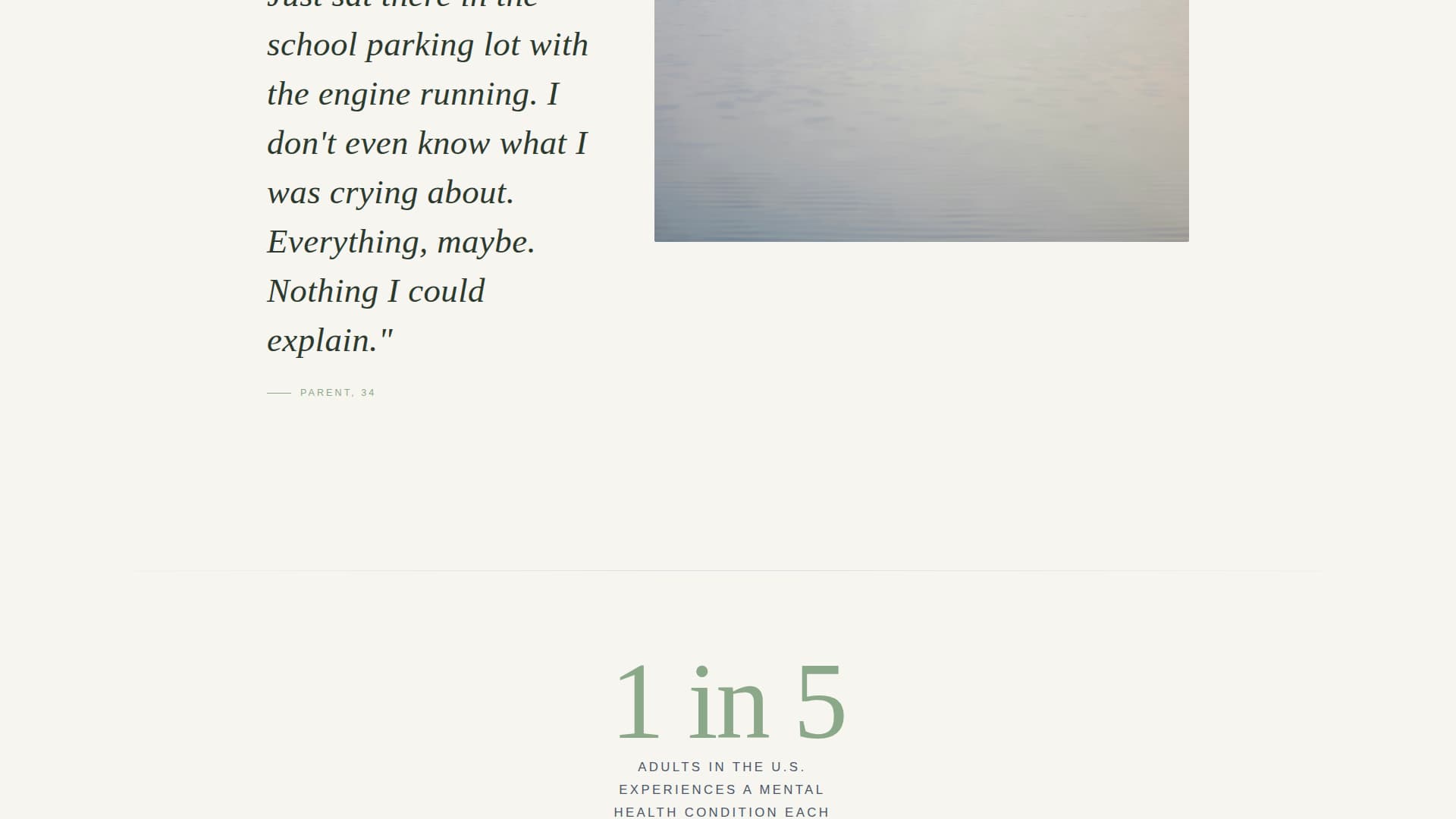 Breathe - Healing Mentalhealth Landing Page Template