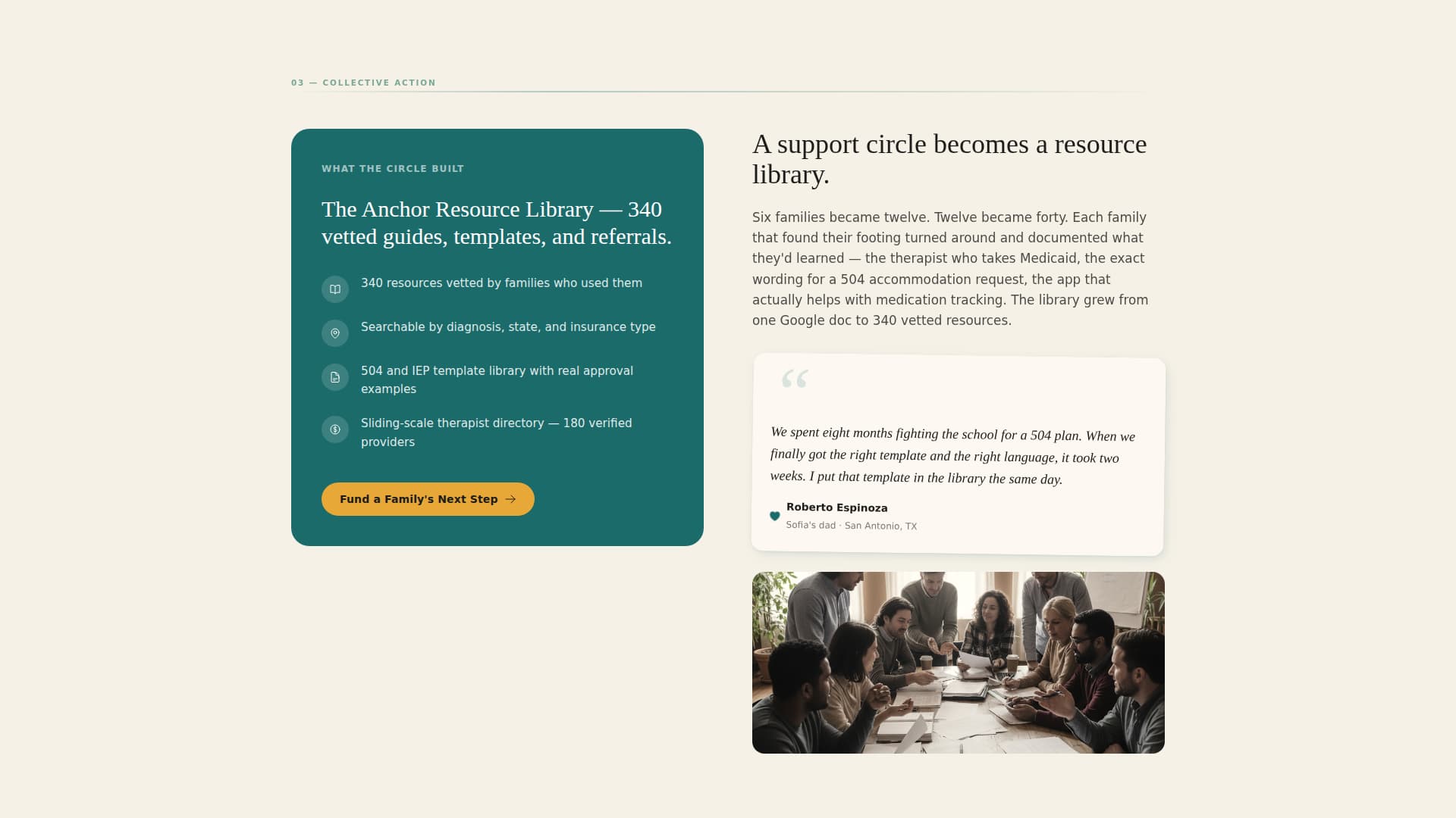 Anchor - Compassionate Nonprofit Landing Page Template