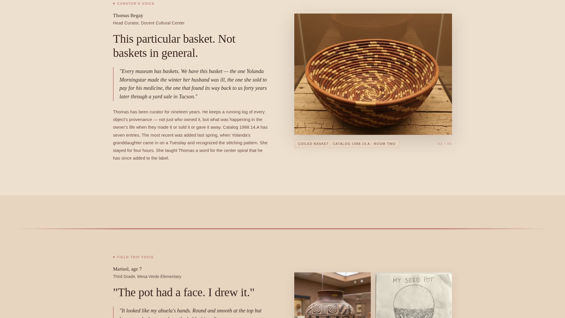 Docent - Inspiring Museum Landing Page Template