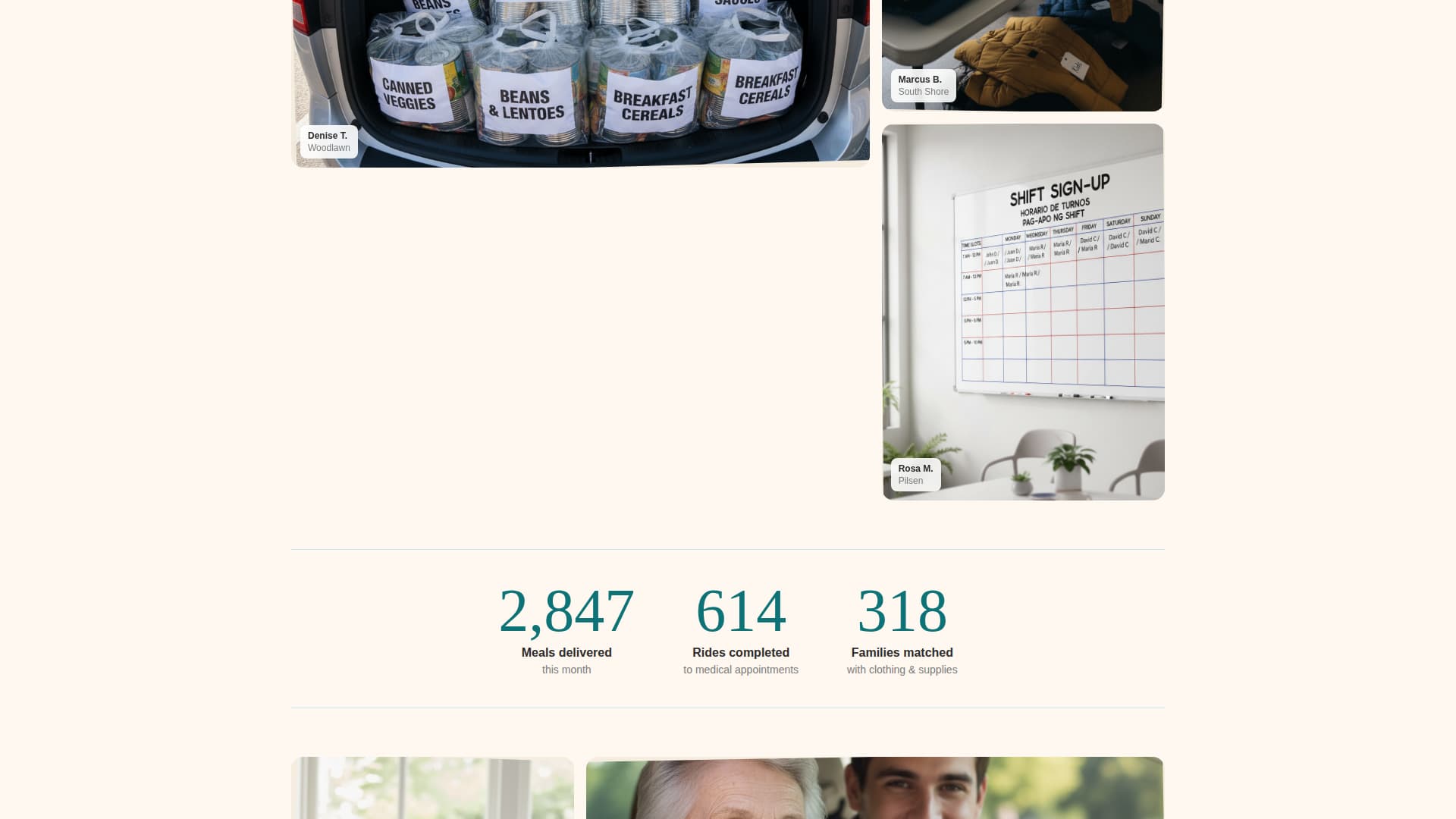Gather - Heartfelt Mutualaid Landing Page Template