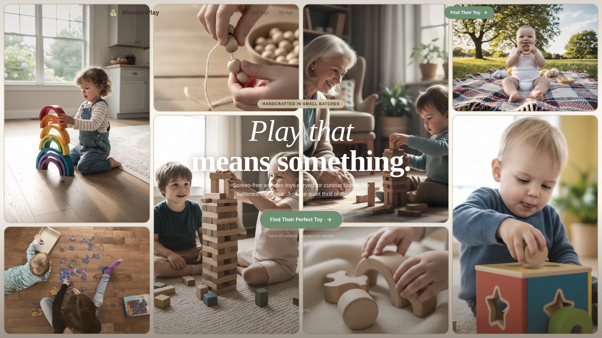 Education & Learning Toy Professional Website Template