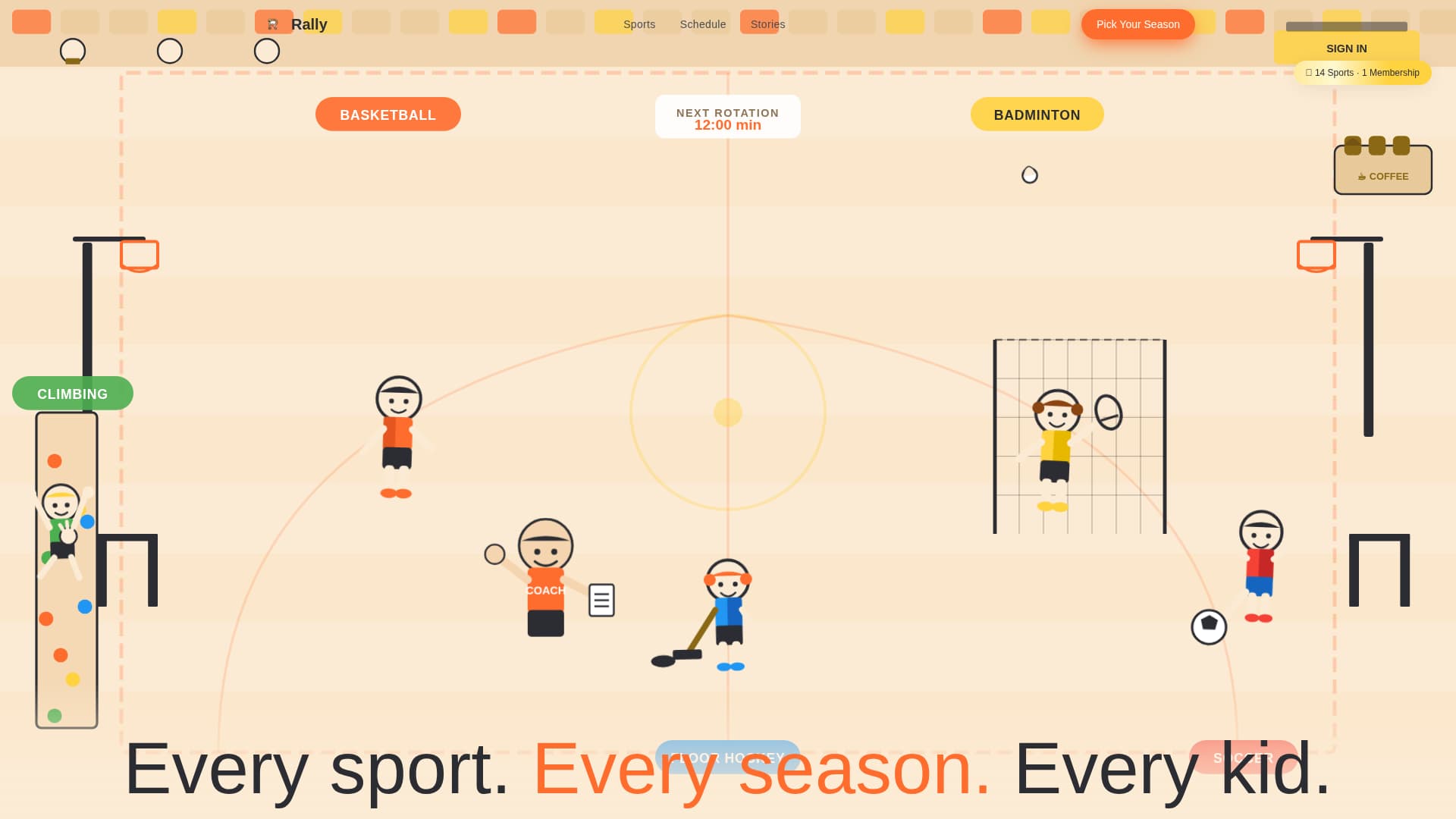Kids Sports & Dance Academy Professional Website Template