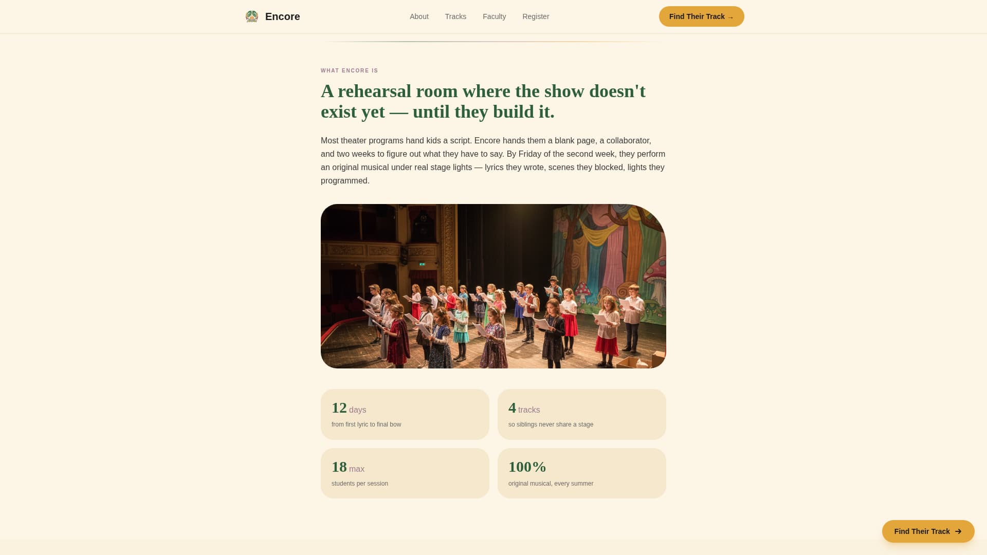 Summer Camp & Outdoor Program Specialist Professional Website Template