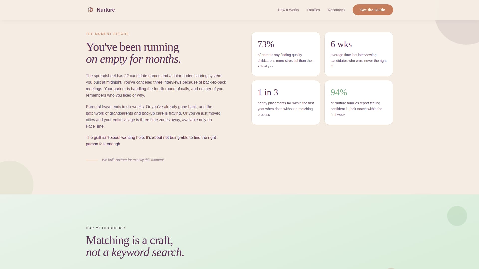 Nanny & Au Pair Booking Website Template