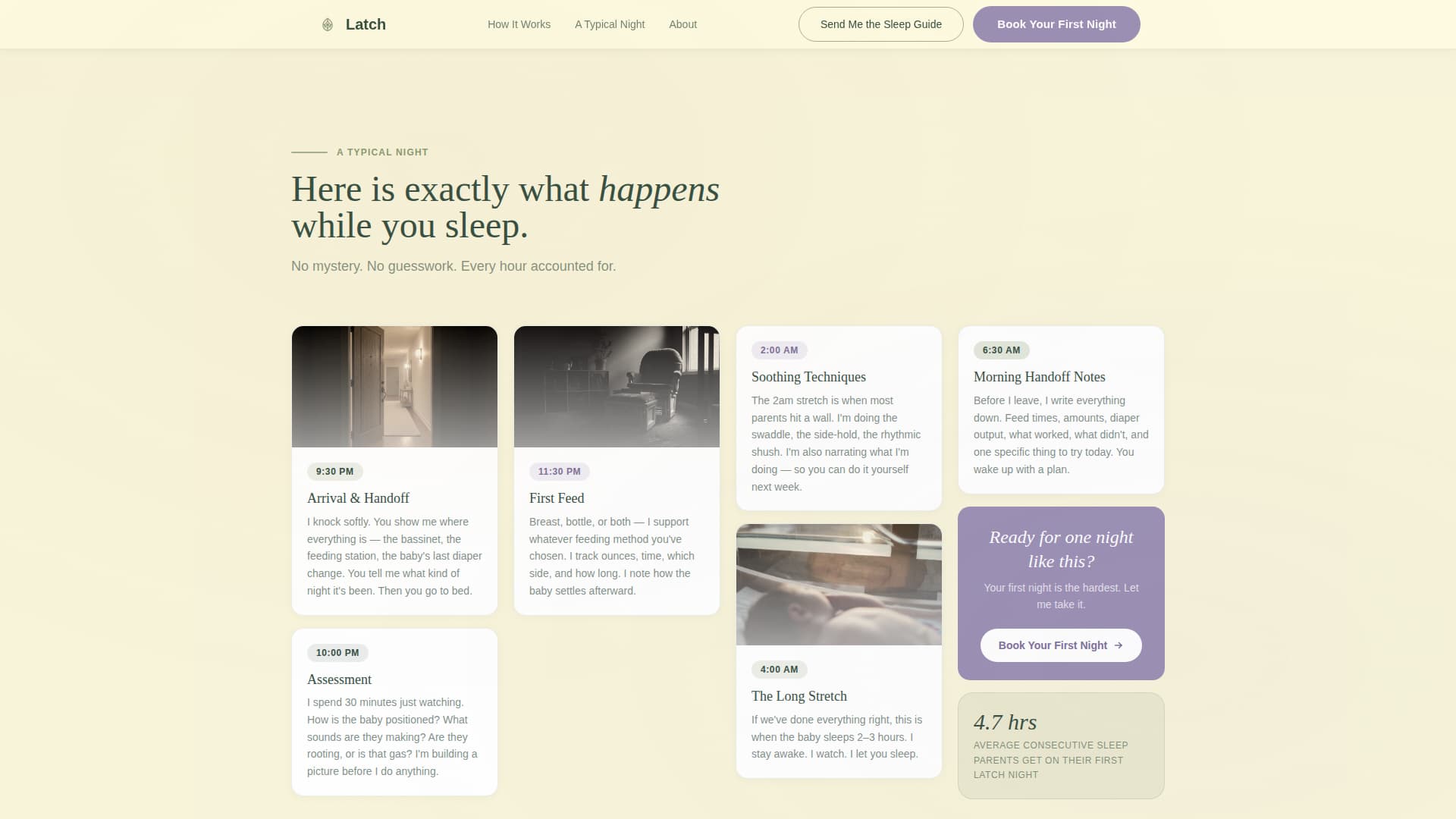 Nanny & Au Pair Specialist Booking Website Template