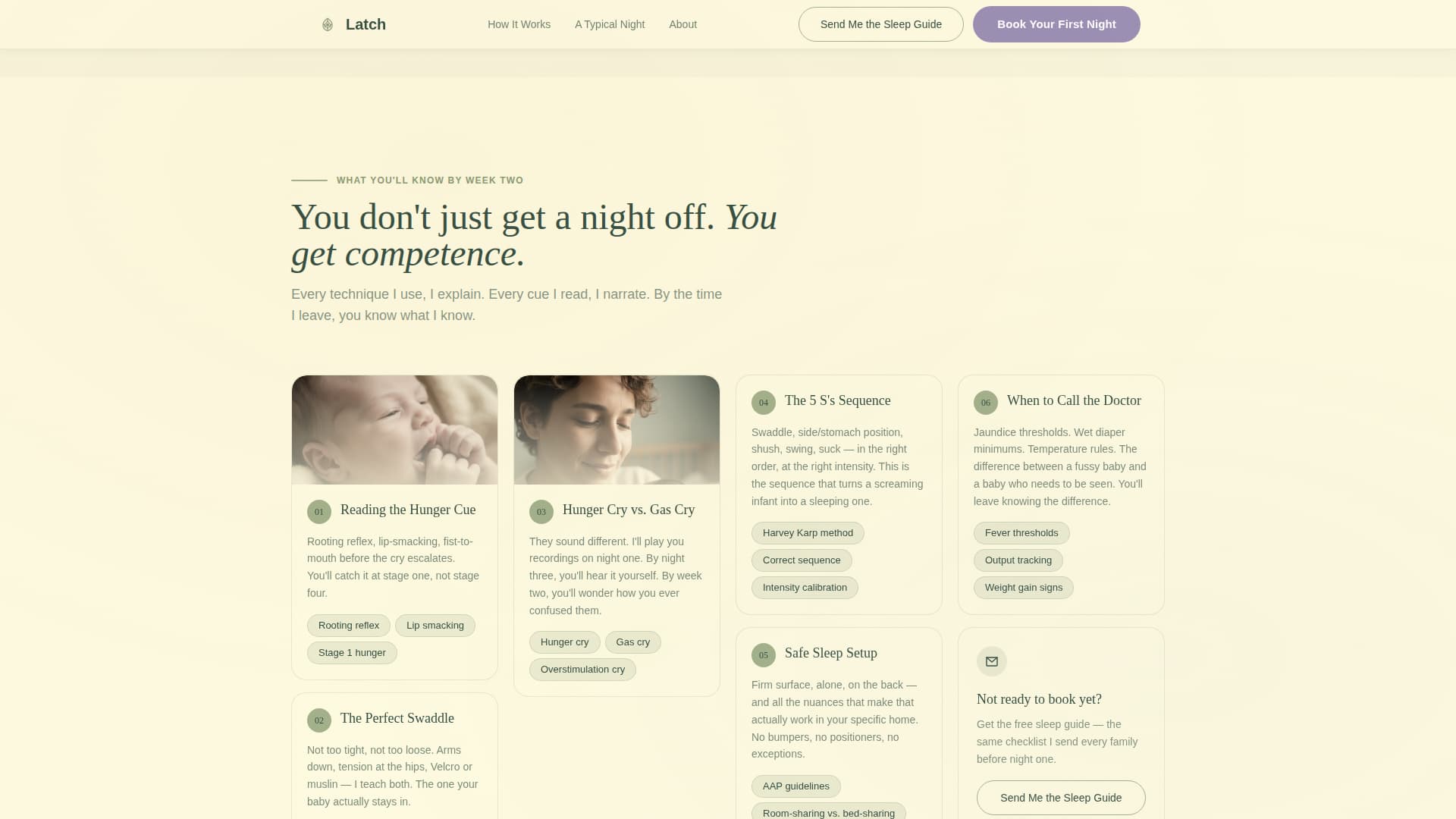 Nanny & Au Pair Specialist Booking Website Template