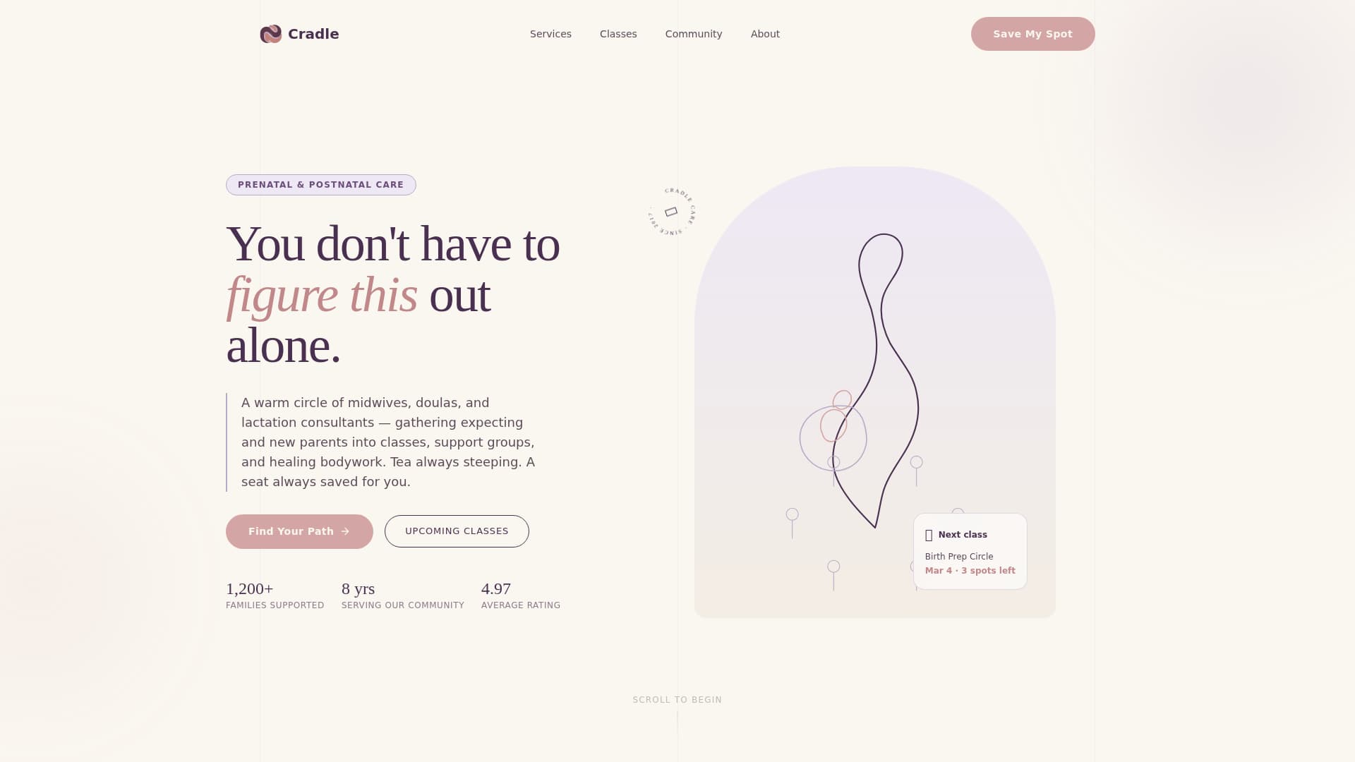 Maternity & Baby Care Professional Website Template