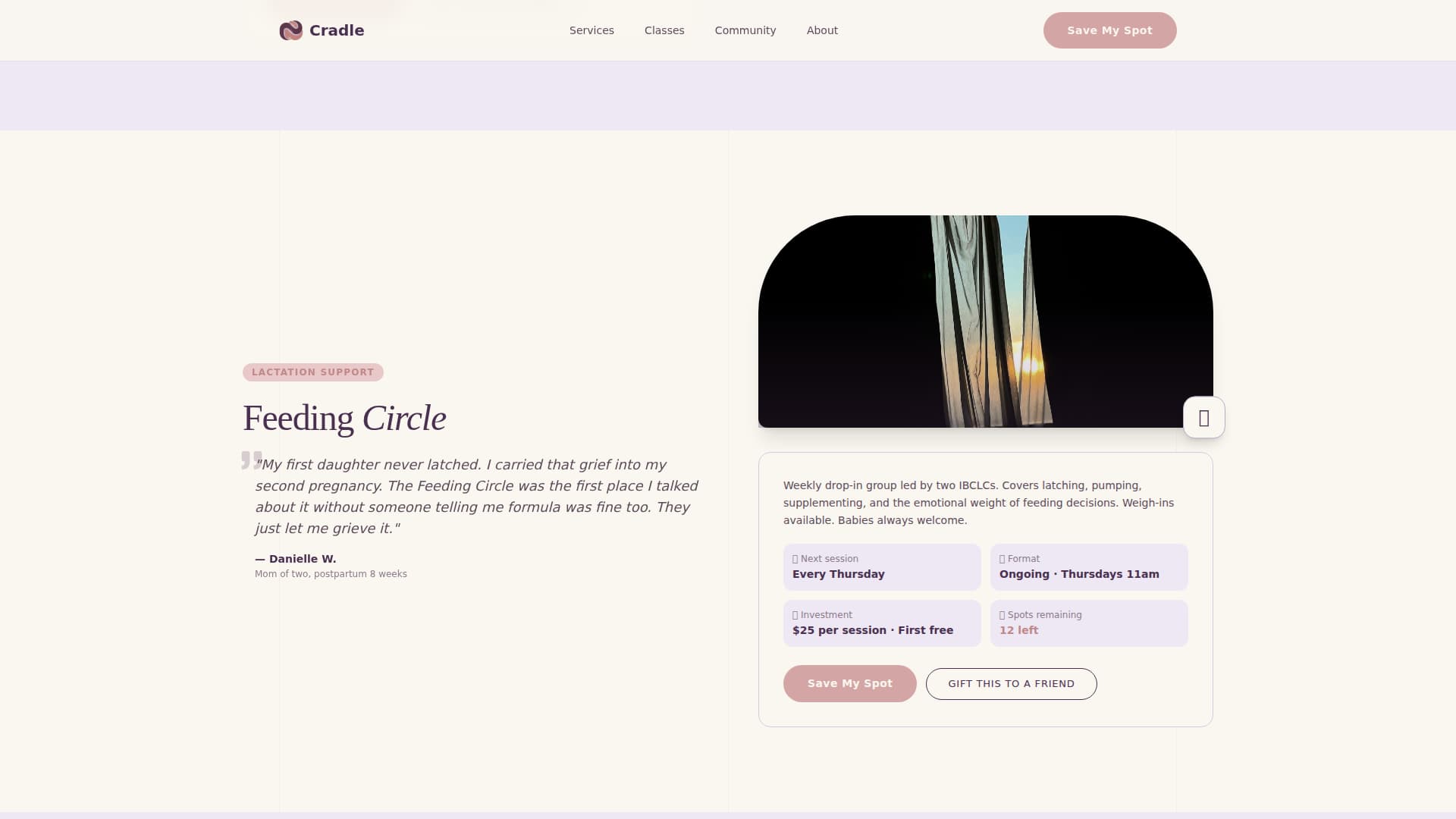 Maternity & Baby Care Professional Website Template