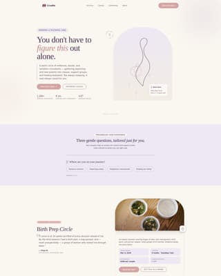 Maternity & Baby Care Professional Website Template