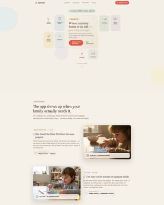 Preschool (3-5) Products & Education Website Template