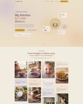 Preschool (3-5) Products & Professional Website Template