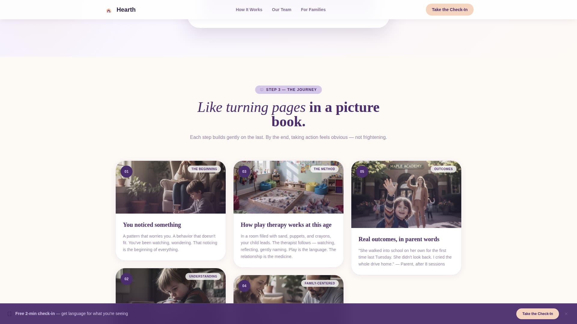 Preschool (3-5) Products & Booking Website Template