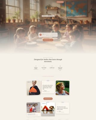 Preschool (3-5) Products & Professional Website Template