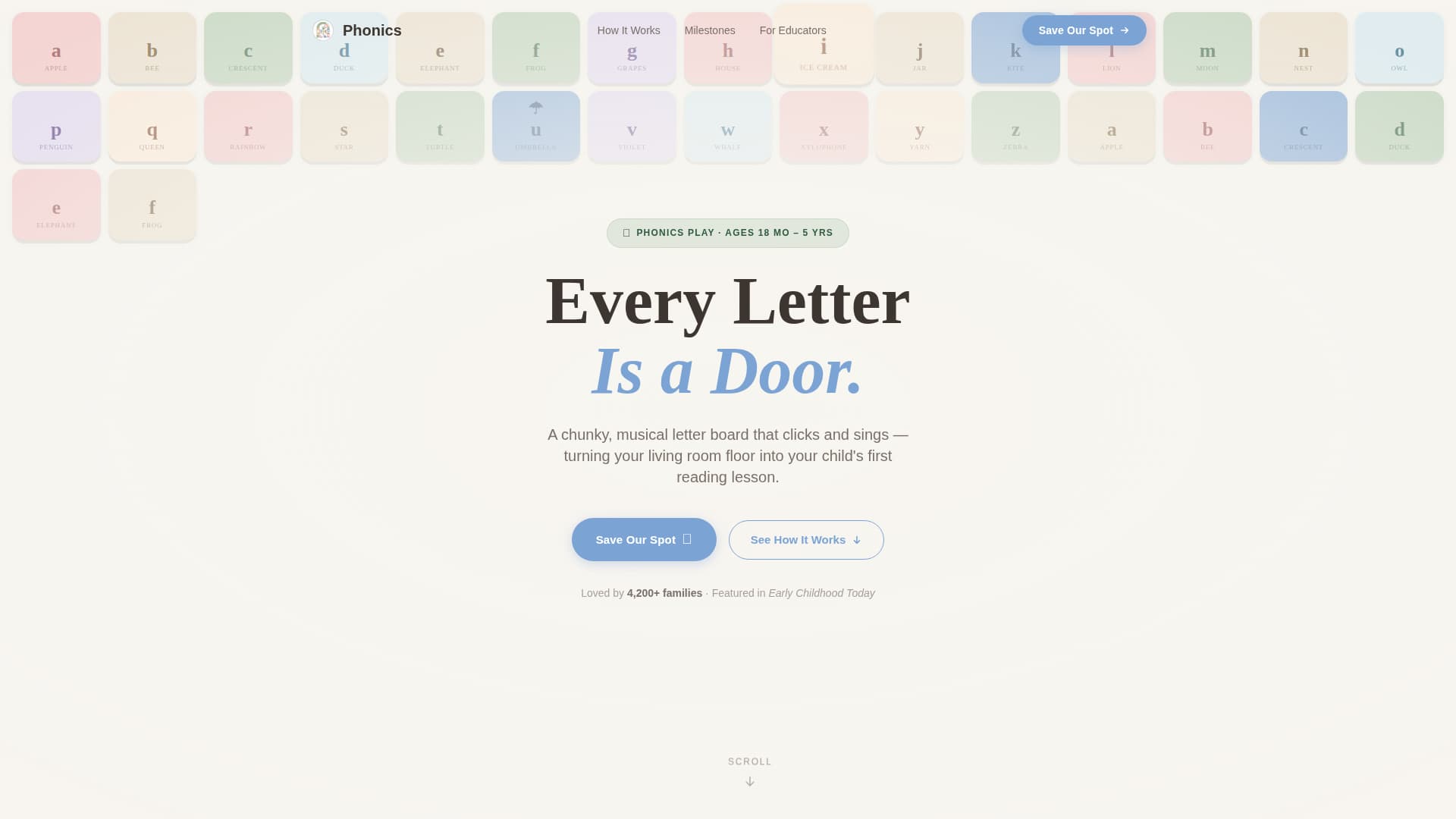 Education & Learning Toy Specialist Professional Website Template