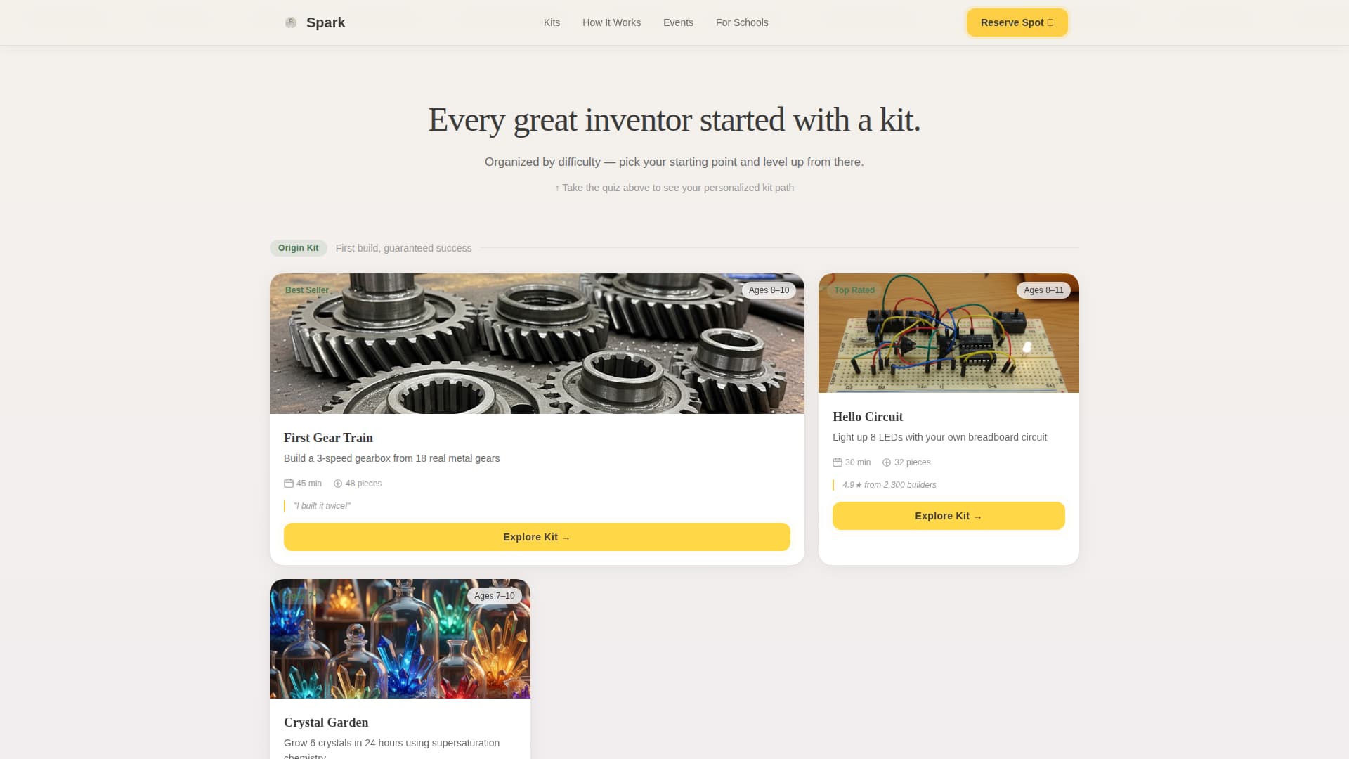 Toy & Baby Products Brand Education Website Template