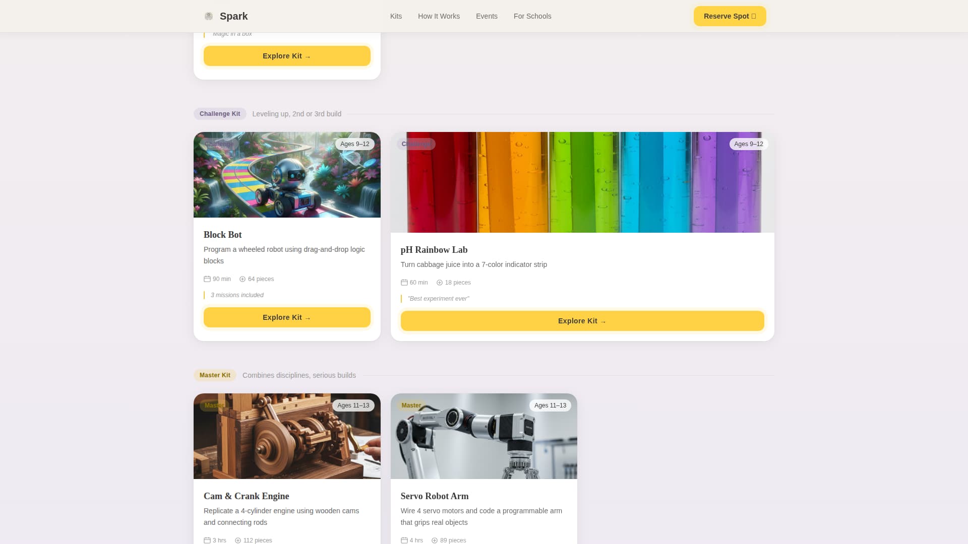 Toy & Baby Products Brand Education Website Template