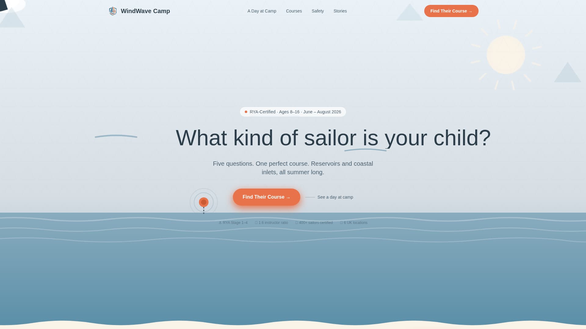 Summer Camp & Outdoor Program Advanced Professional Website Template