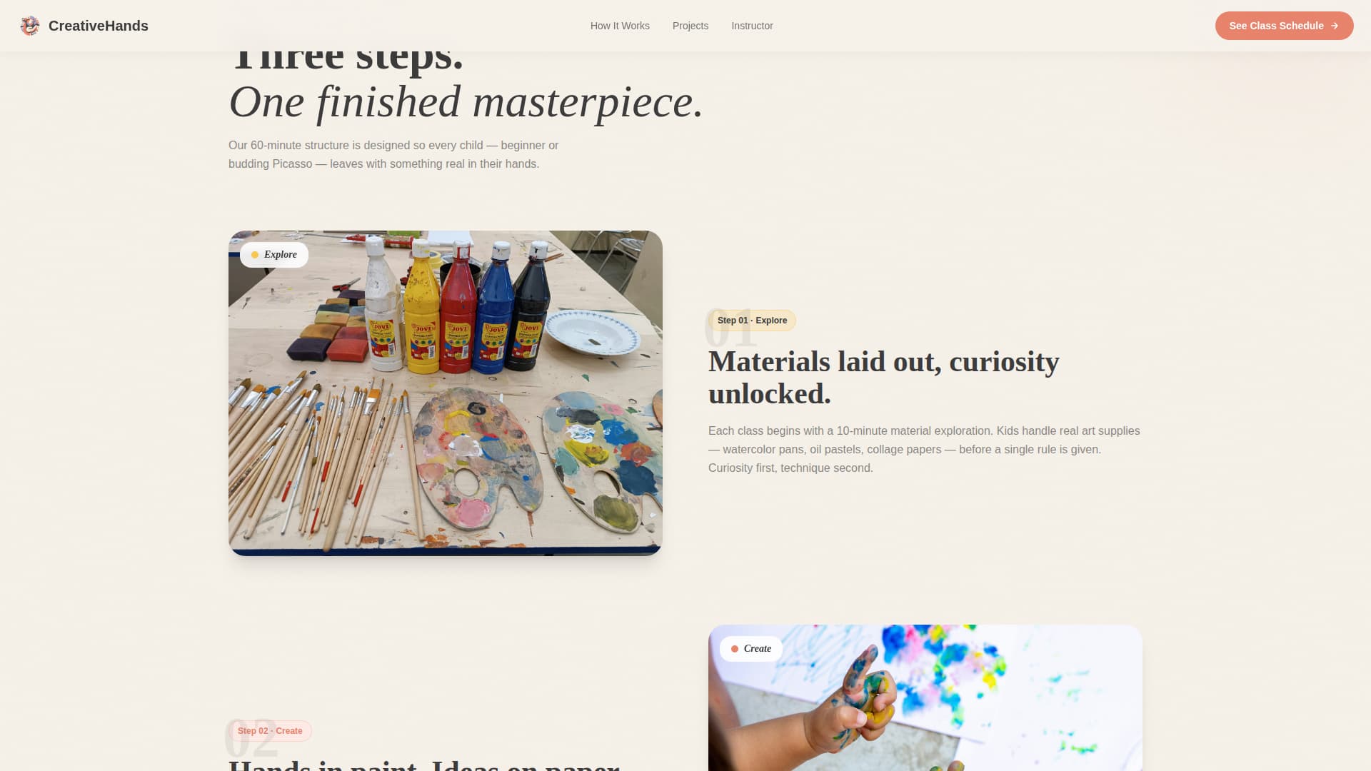 School Age (5-10) Products & Reviews Website Template