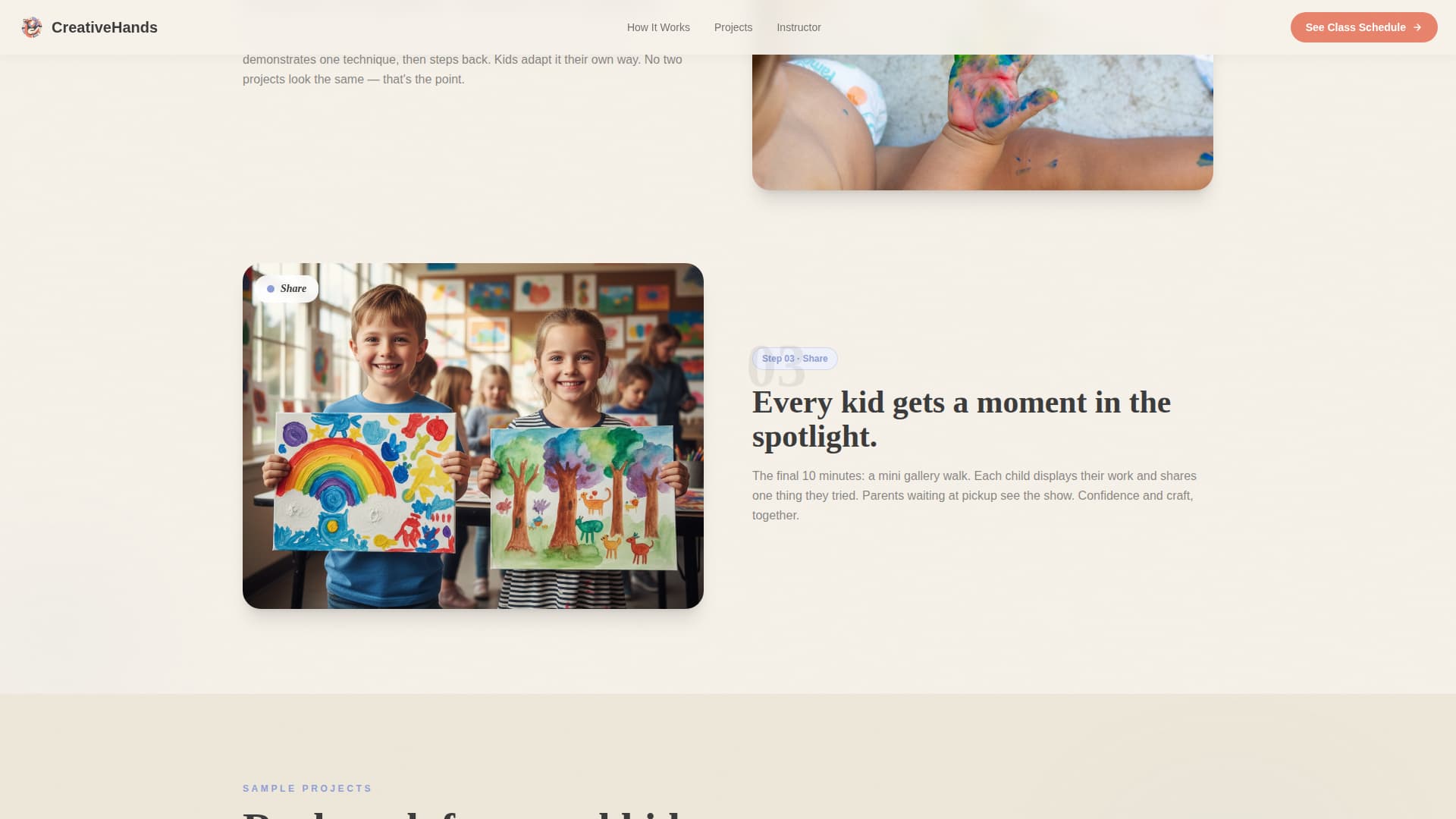 School Age (5-10) Products & Reviews Website Template
