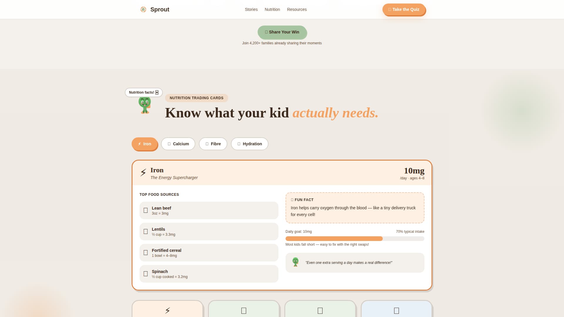 School Age (5-10) Products & Booking Website Template