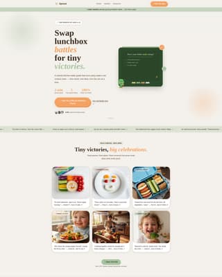 School Age (5-10) Products & Booking Website Template