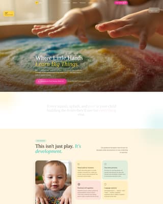 Maternity & Baby Care Specialist Professional Website Template