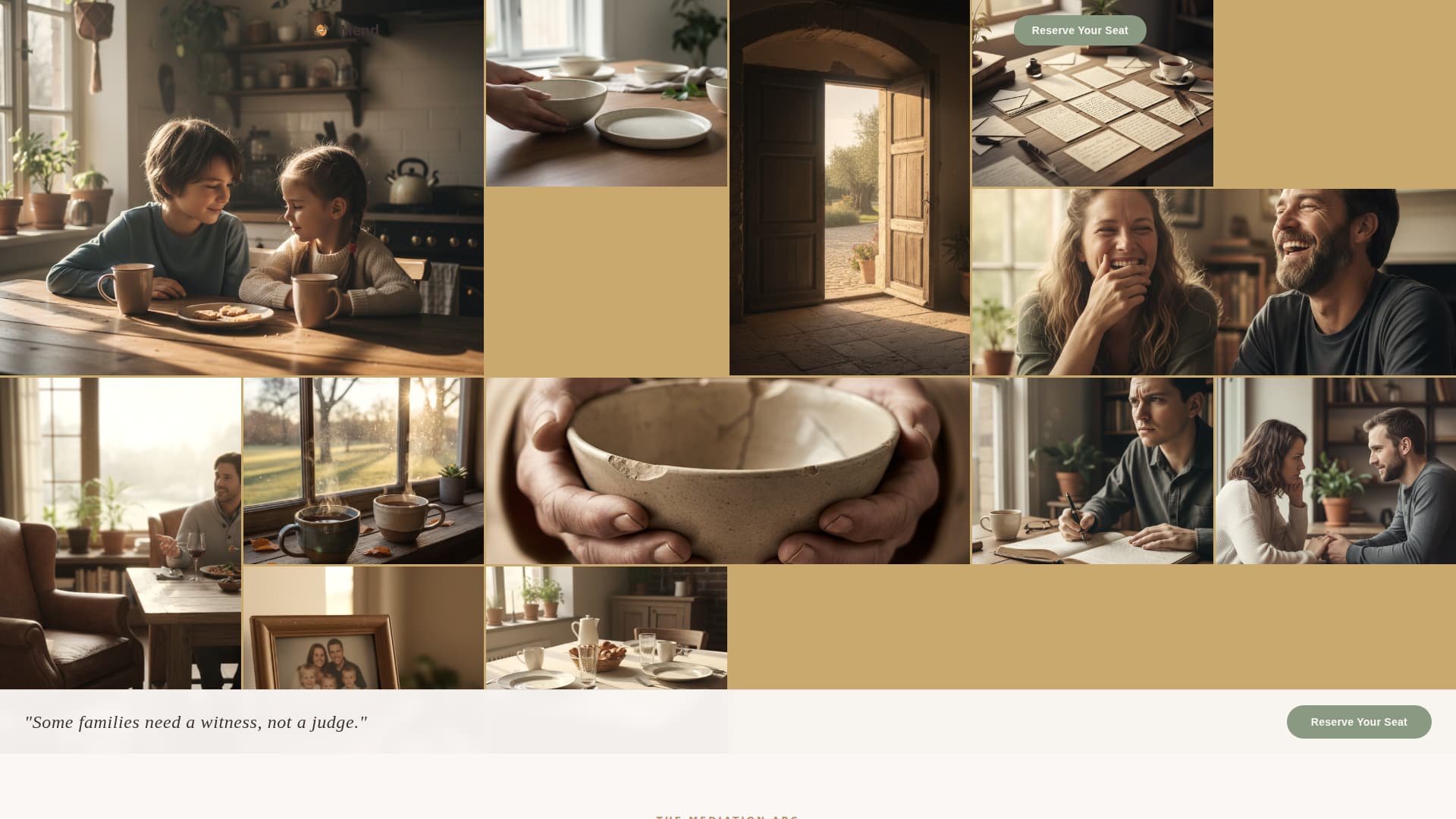 Family Counseling & Support Specialist Professional Website Template