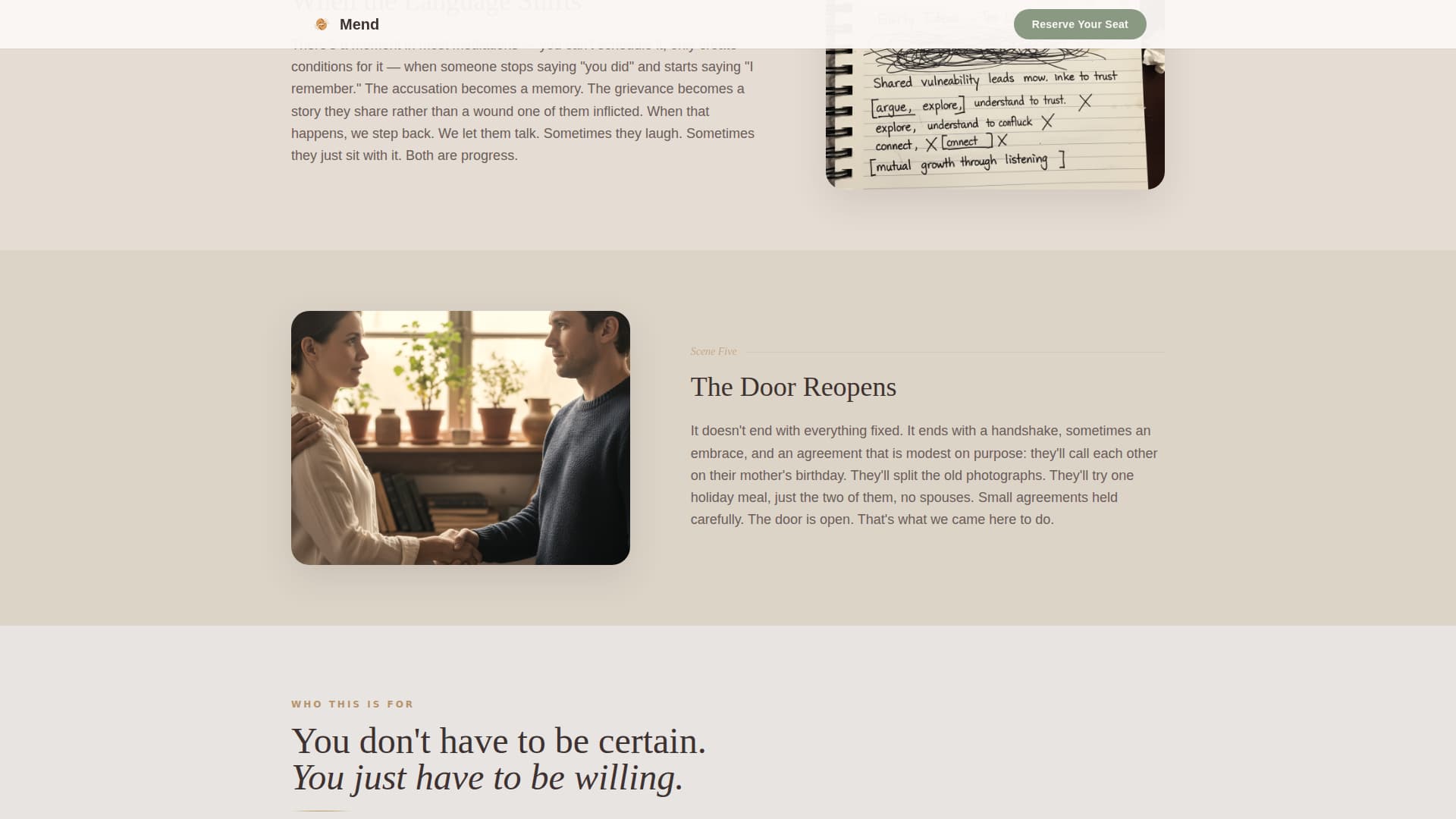 Family Counseling & Support Specialist Professional Website Template