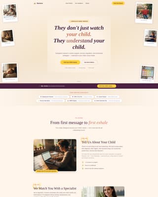 Nanny & Au Pair Booking Website Template