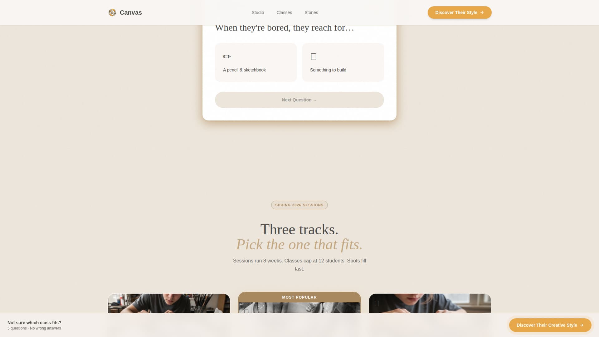 Teen (13-18) Products & Professional Website Template