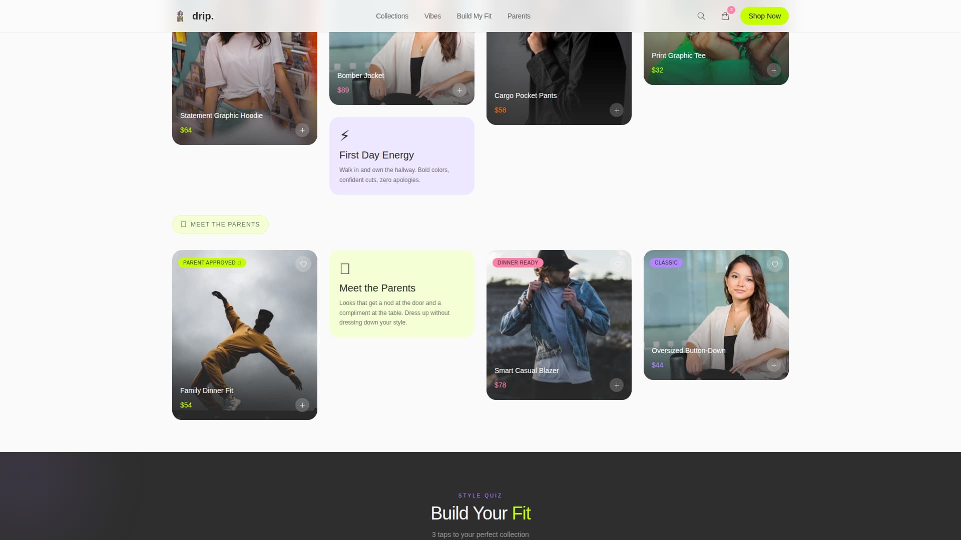 Teen (13-18) Products & Specialist Professional Website Template