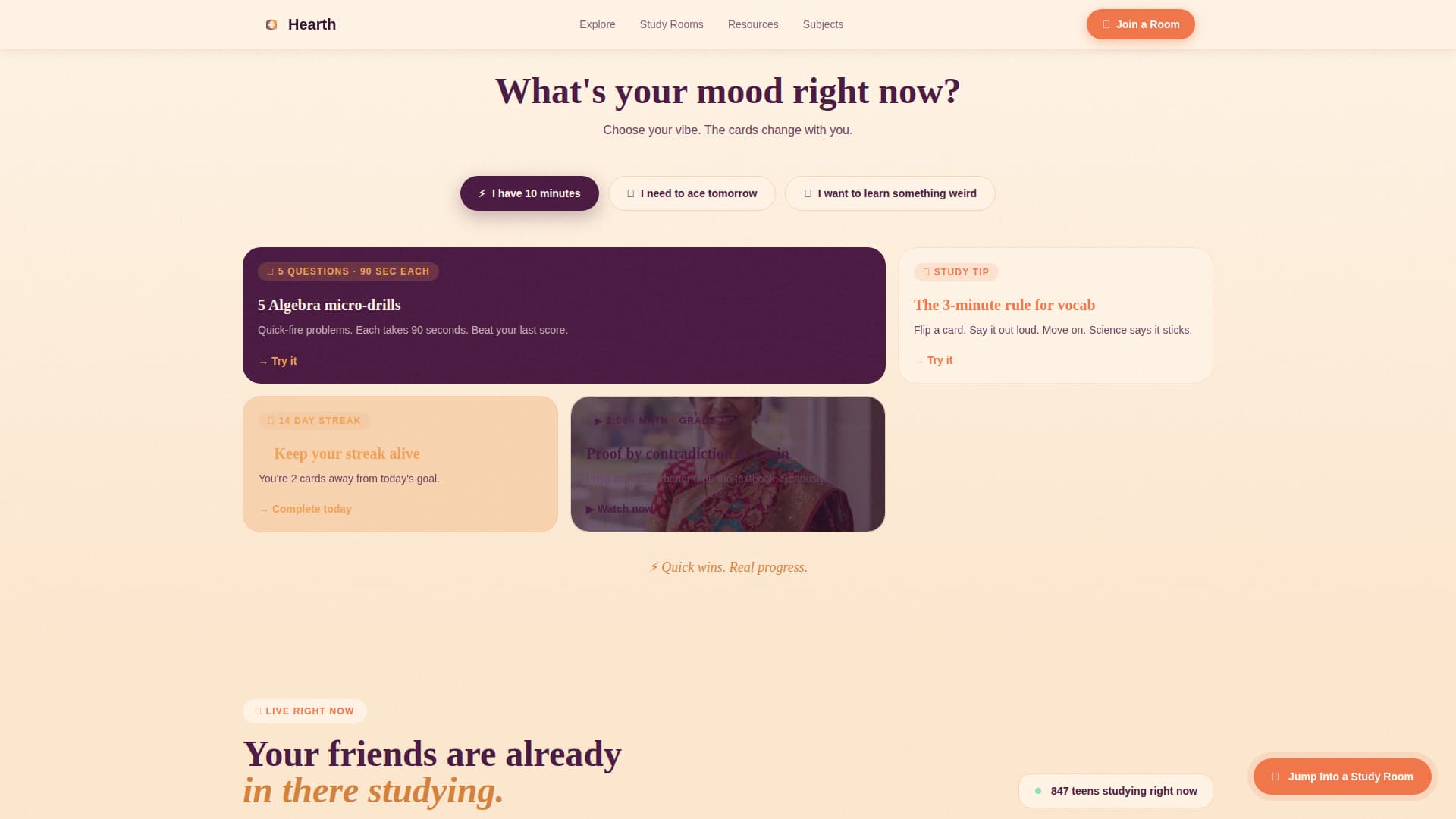 Teen (13-18) Products & Professional Website Template