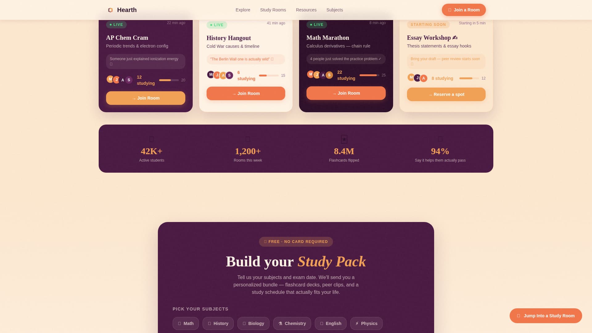 Teen (13-18) Products & Professional Website Template