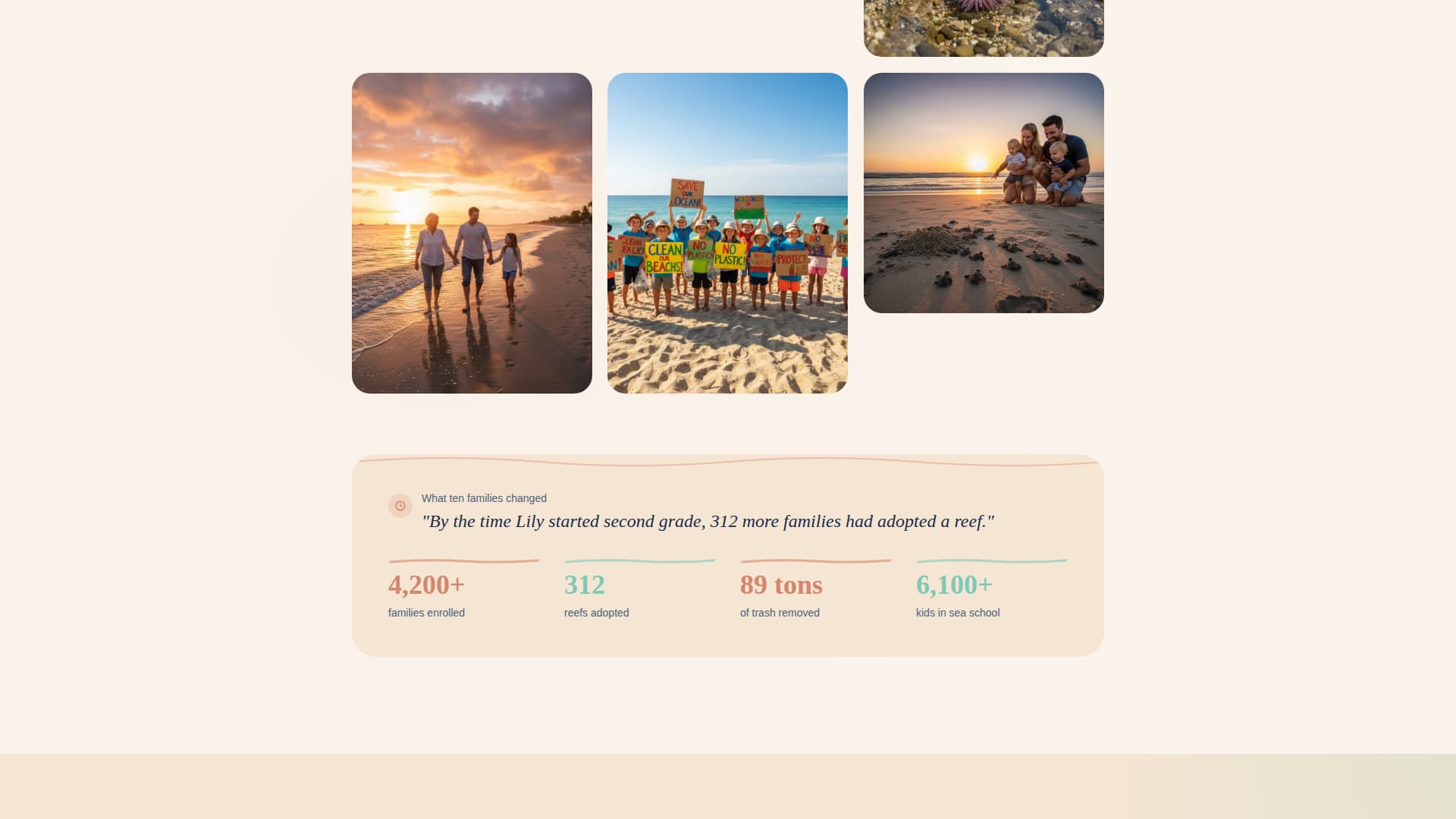 Tide - Heartfelt Conservation Landing Page Template