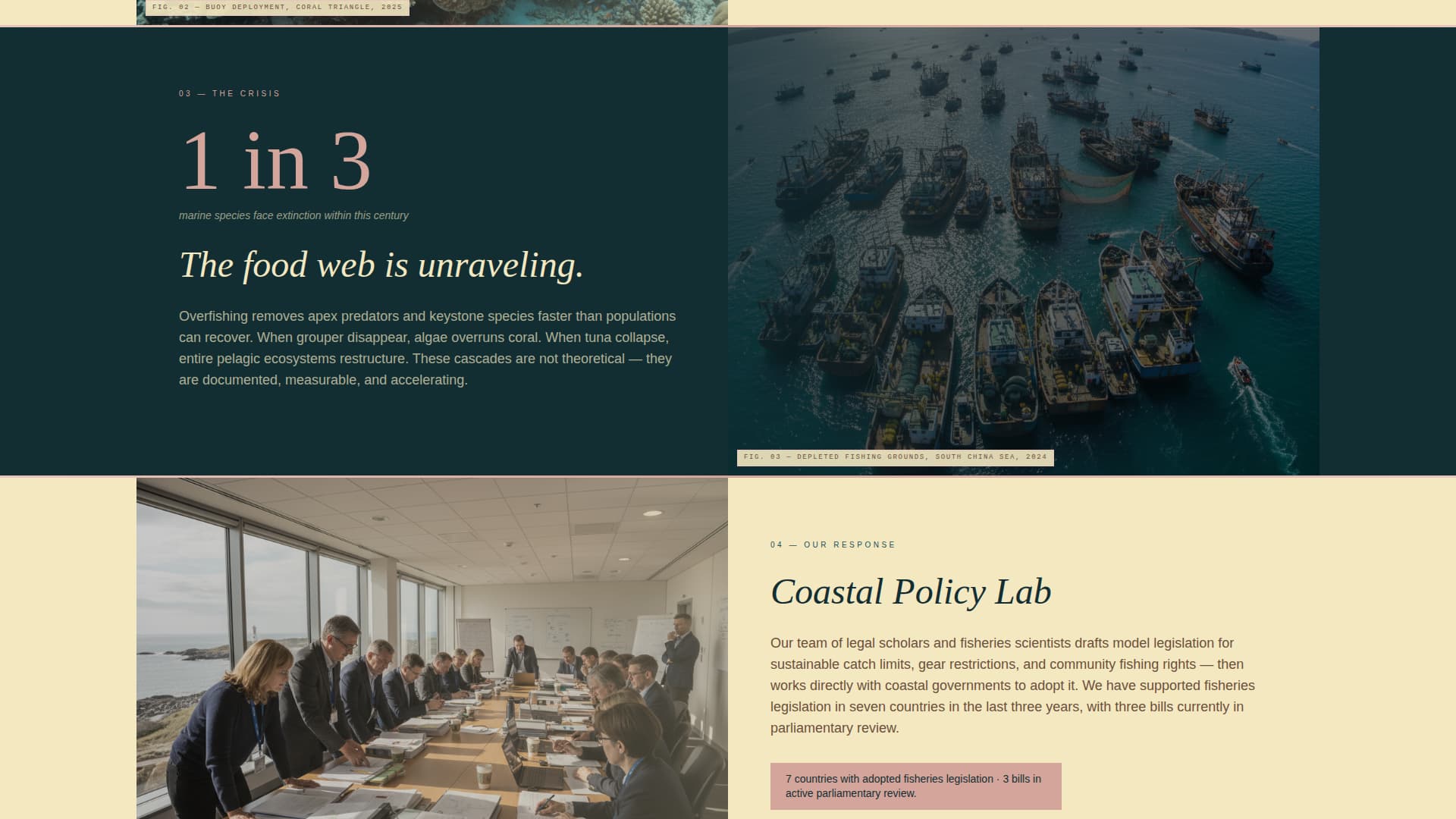 Tidewatch - Powerful Oceanconservation Landing Page Template
