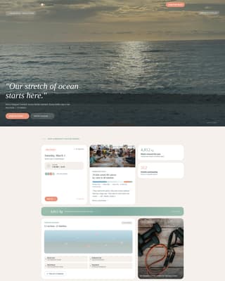 Waveguard — Pioneering Ocean Conservation Landing Page Template