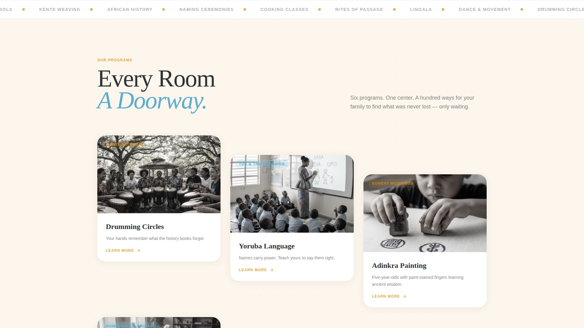 Sankofa - Vibrant Panafrican Landing Page Template