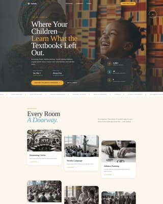 Sankofa - Vibrant Panafrican Landing Page Template