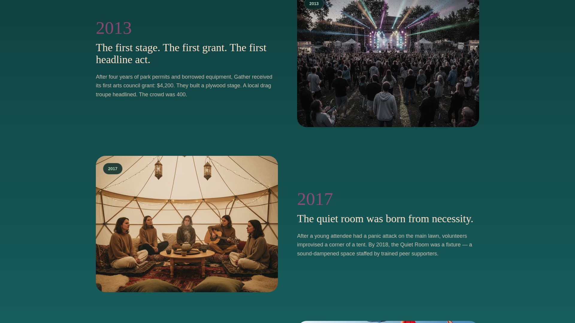 Gather - Vibrant Pride Landing Page Template